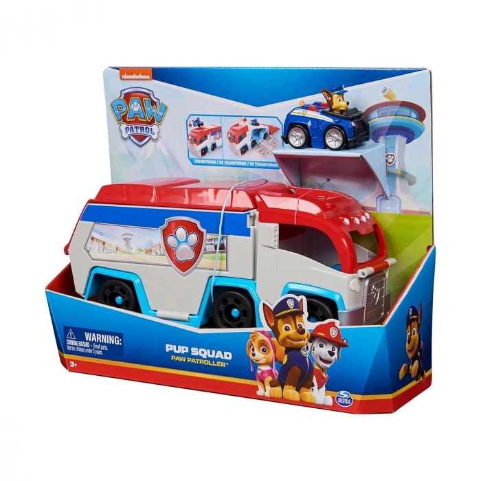 42988 SUN-SPM-FİGÜR SET PAW PATROL PUP SQUAD 1FGR ARAÇ
