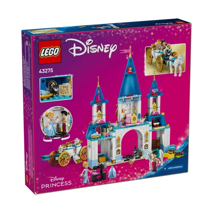 43275 Lego Disney Prensesi Sindirellanın Şatosu ve At Taşıyıcı 596 parça +6 yaş