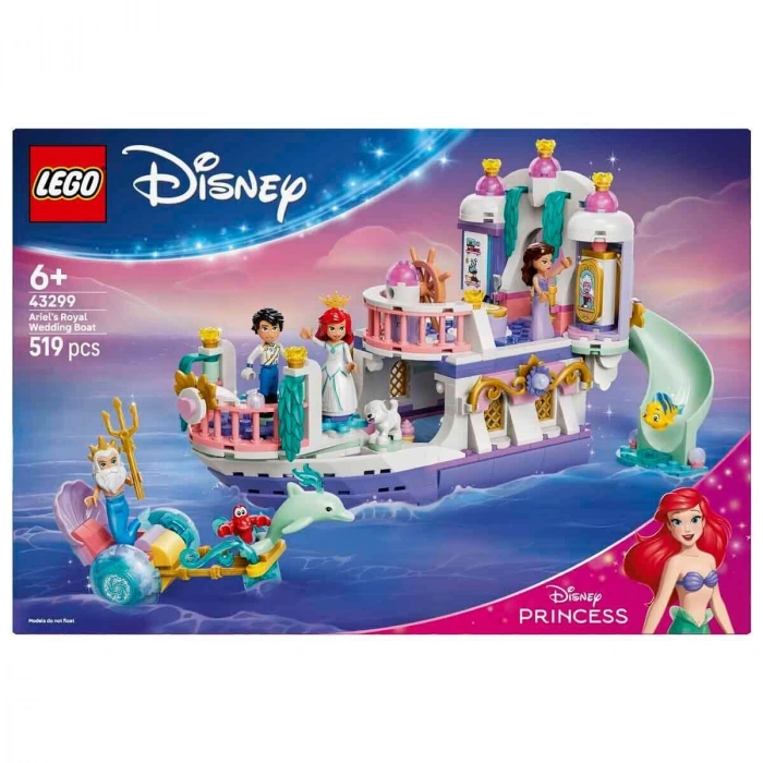43299 Lego Disney Arielin Kraliyet Düğün Gemisi 519 parça +6 yaş