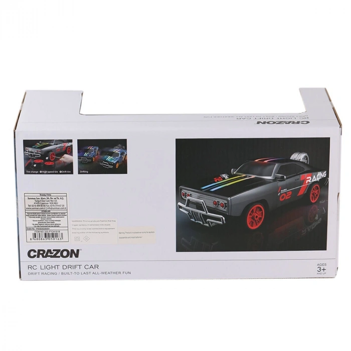 5016 SUN-YFN-CRN-RC ARABA DRİFT FF YEDEK TEKERLEK KUKALI IŞIKLI 7 4V USB 2A