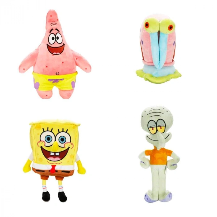 50174 SUN-HTI-SBR-PELUŞ S BOB 30CM PATRICK 33CM GARY 23CM SQUIDWARD 35CM SBO