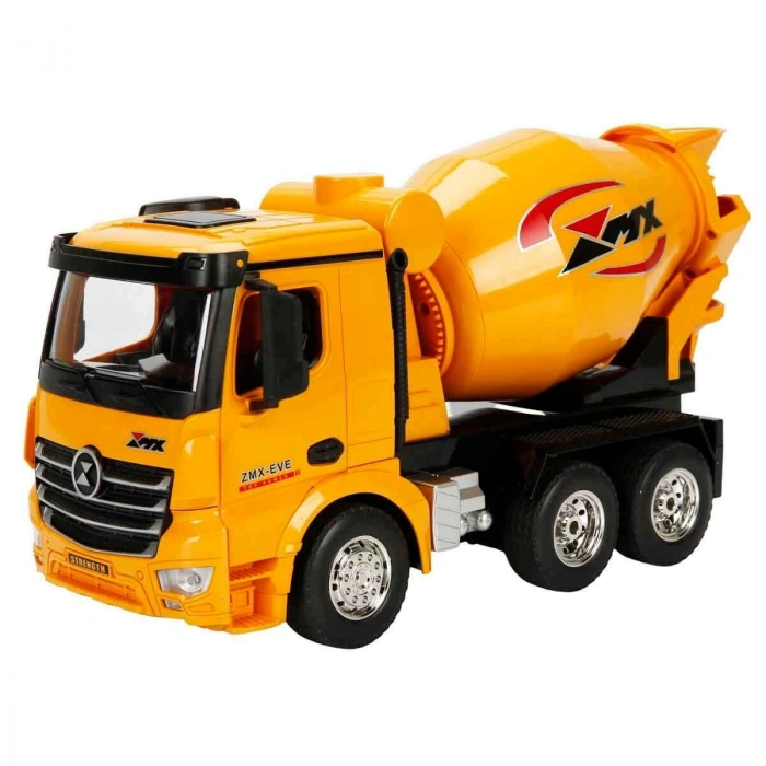 5084 SUN-RST-RC İŞ MAKİNESİ 1 18 BETON MİKSERİ FF 9CH 3 7V USB 2 4 GHZ SESLİ IŞI