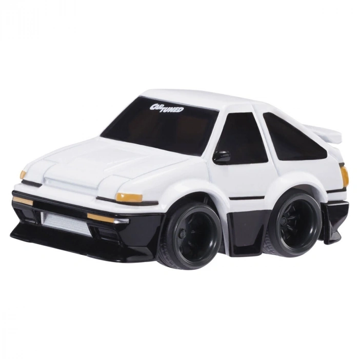 558835 CarTuned JDM 1985-87 Sprinter Trueno GT-Apex AE86 - Siyah Beyaz Araba