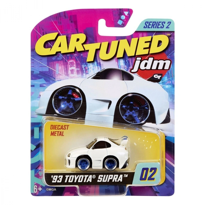 558897 CarTuned JDM 1993 Toyota Supra A90 - Beyaz Araba