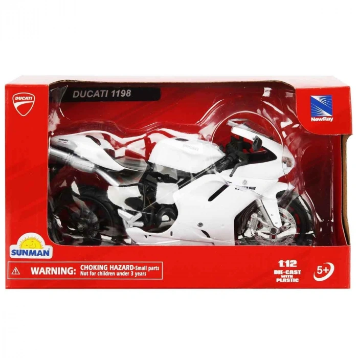 57143 SUN-  Ducatı 1198 Kırmızı  1 :12