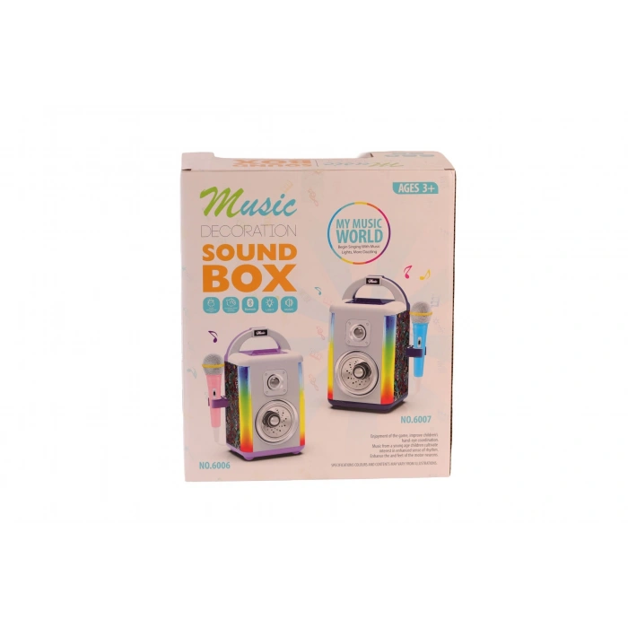 6006 KUTULU MİKROFONLU MÜZİK KUTUSU 12