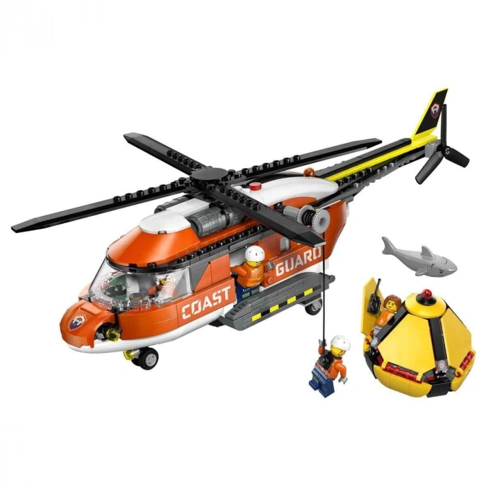 60503 Lego City Sahil Güvenlik Helikopteri 551 parça +7 yaş