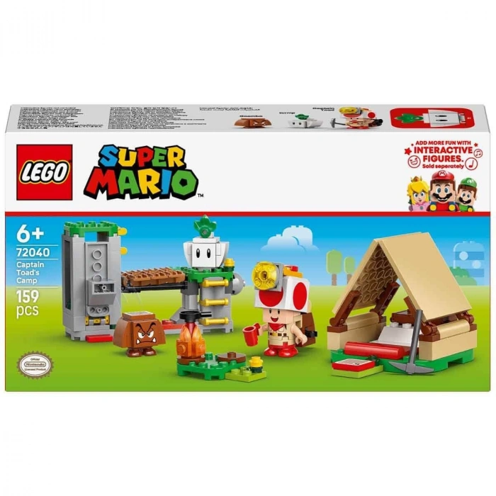 72040 Lego Super Mario - Kaptan Toadun Kampı 159 parça +6 yaş