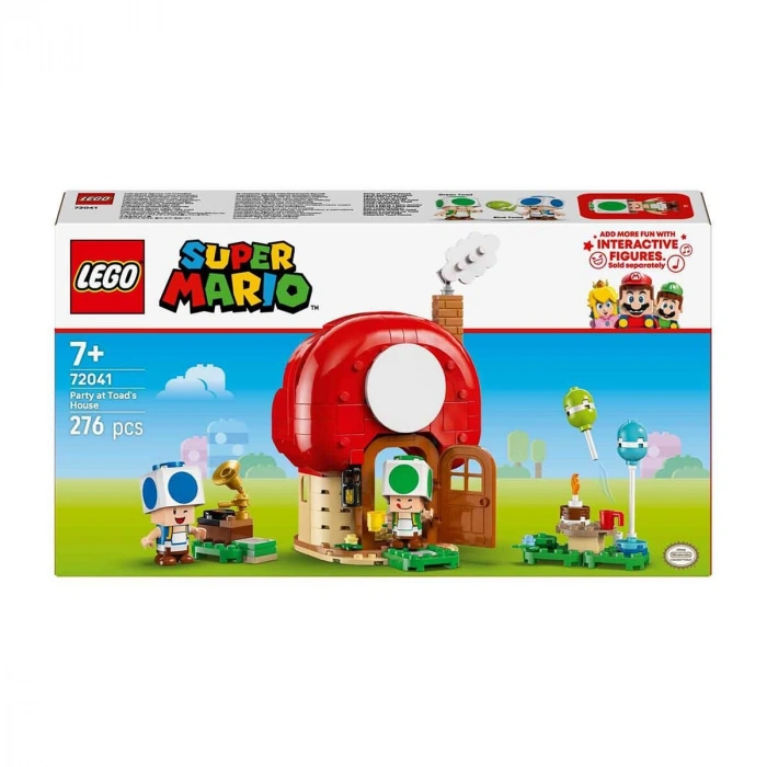 72041 Lego Super Mario - Toadun Evinde Parti 276 parça +7 yaş