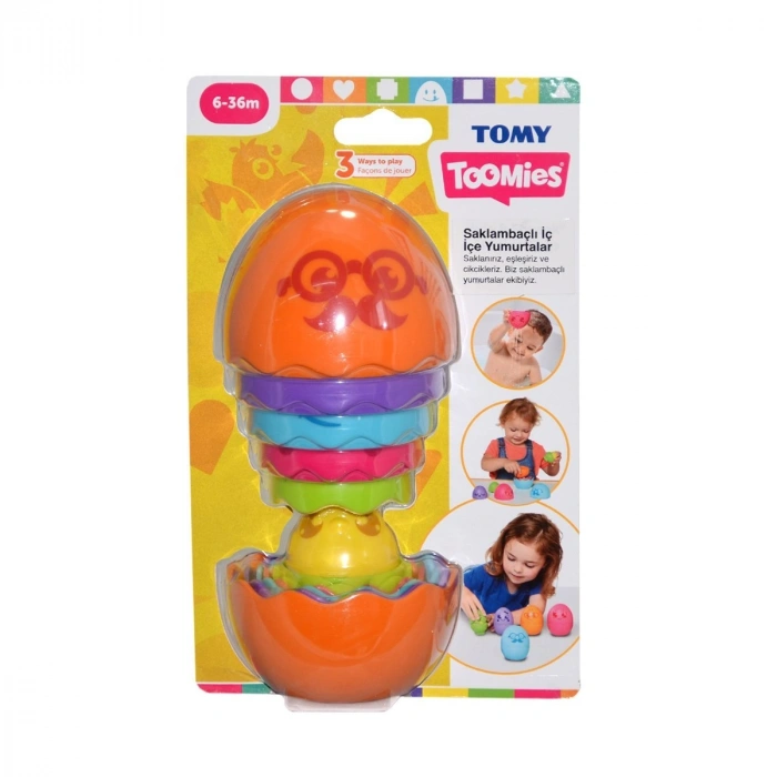 73080 Tomy - İç İçe Yumurtalar 6-36 ay