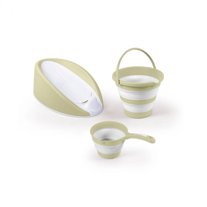 7571 ÜÇLÜ BEBEK BANYO SETİ- ECO GREEN