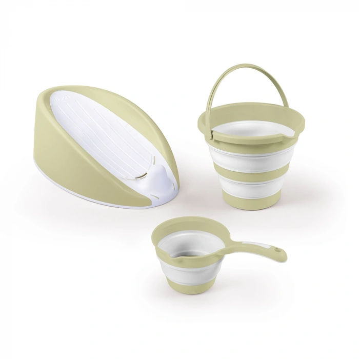 7571 ÜÇLÜ BEBEK BANYO SETİ- ECO GREEN