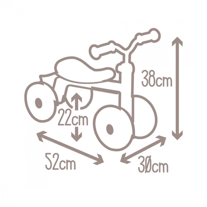 7600721405 ROOKIE RIDE-ON PINK