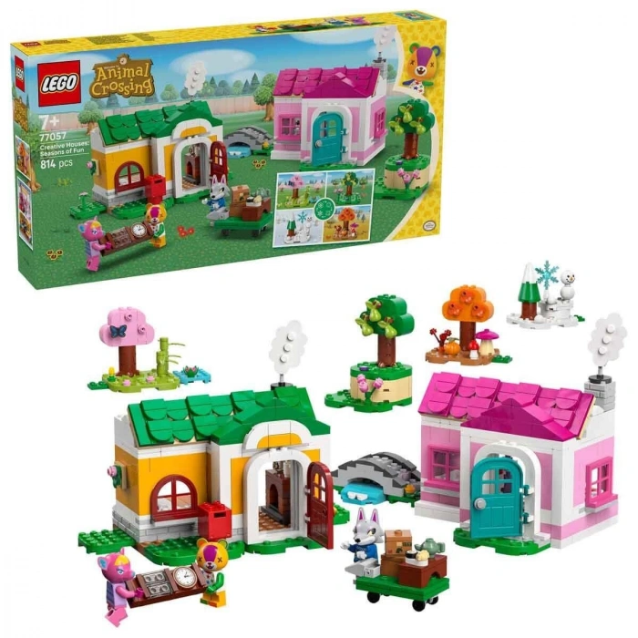 77057 Lego Animal Crossing Yaratıcı Evler: Eğlenceli Mevsimler 814 parça +7 yaş