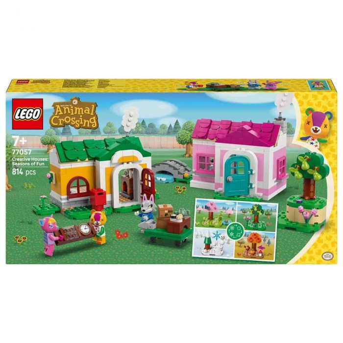 77057 Lego Animal Crossing Yaratıcı Evler: Eğlenceli Mevsimler 814 parça +7 yaş