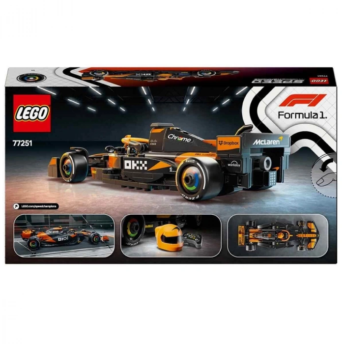 77251 Lego Speed Champ.McLaren F1 Team MCL38 Yarış Arabası 269 parça +10 yaş
