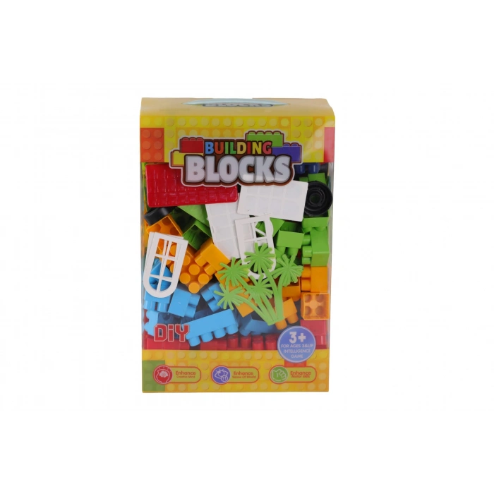 911 AGH RENKLİ KUTUDA 130 PARÇA BLOK