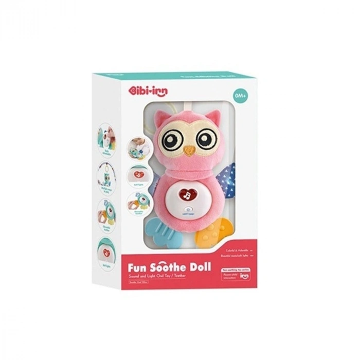 BIB6008 -Vardem Işıklı Ve Sesli Bebek Baykuşu