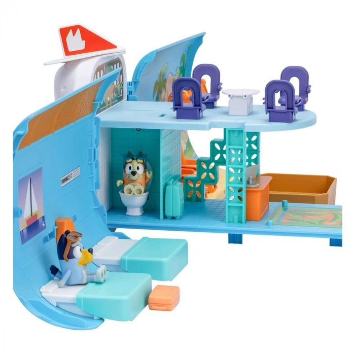 BLUEY/17670 BLUEY 3Ü 1 ARADA DÖNÜŞEN UÇAK OYUN SETİ