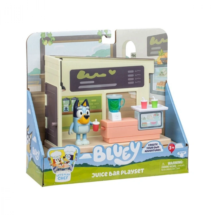 BLUEY 18920 Bluey Meyve Suyu Barı Mini Oyun Seti