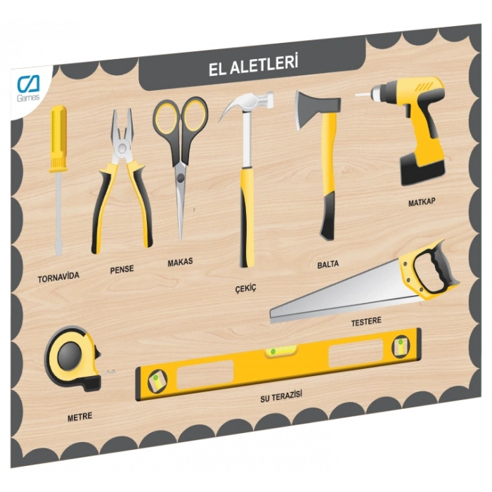 CAAHS-3210 CA GAMES AHŞAP EL ALETLERİ BUL-TAK