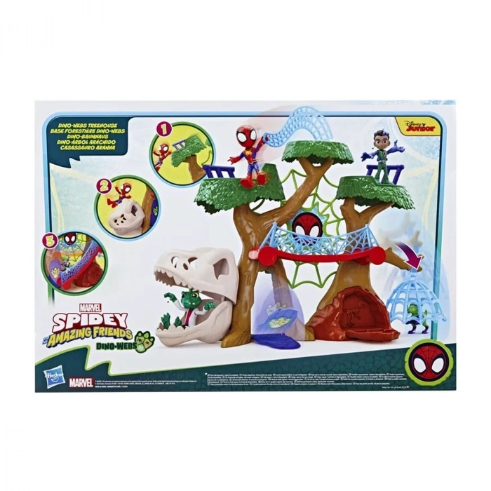 F9477 Spidey ve İnanılmaz Arkadaşları - Dino Webs Ağaç Evi Set