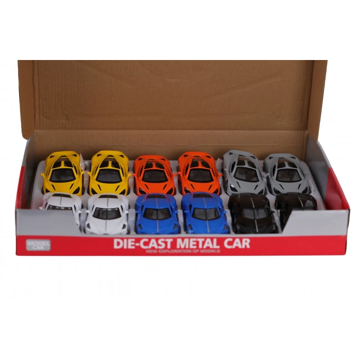 FY6328-12D DİSPLAYDA METAL ÇEK BIRAK ARABA(Belirtilen fiyat, tekli satış için adet fiyatıdır.)