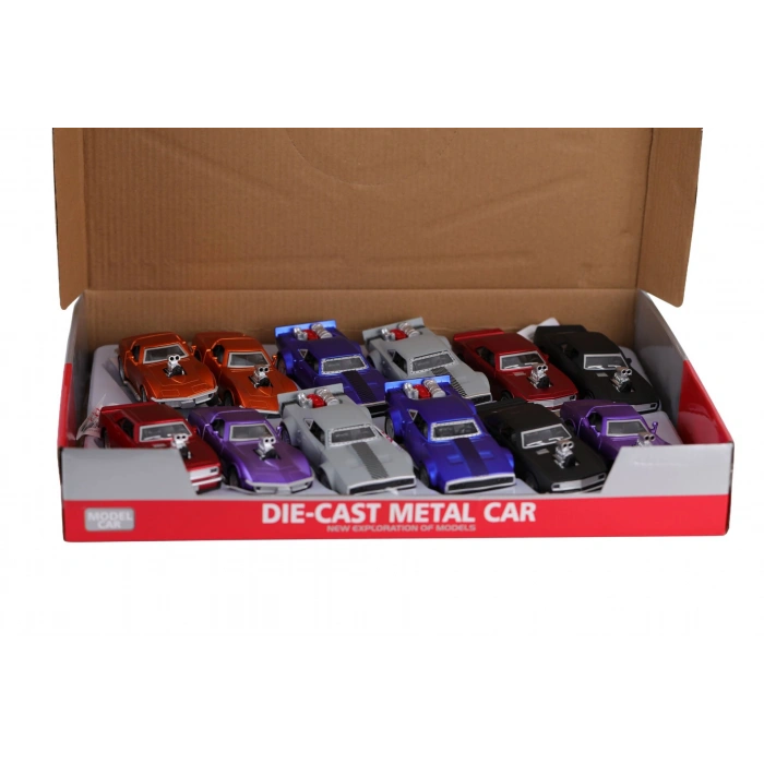 FY6338-12D DİSPLAYDA METAL ÇEK BIRAK ARABA(Belirtilen fiyat, tekli satış için adet fiyatıdır.)