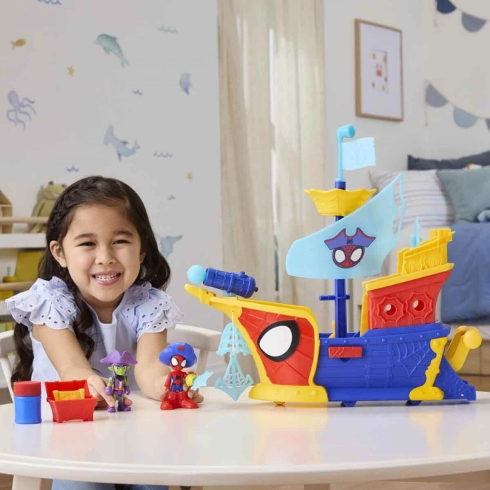 G0666 Spidey ve İnanılmaz Arkadaşları Webs Ahoy Bubble Ship +3 yaş
