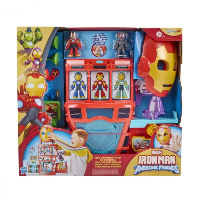 G1259 Iron Man and his Awesome Friends Iron Quarters Oyun Seti