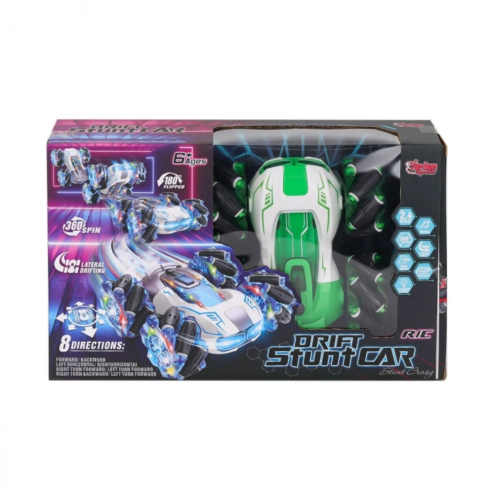 HG4-33 Kumandalı Müzikli Işıklı Drift Stuntu Akrobat Araba -Vardem