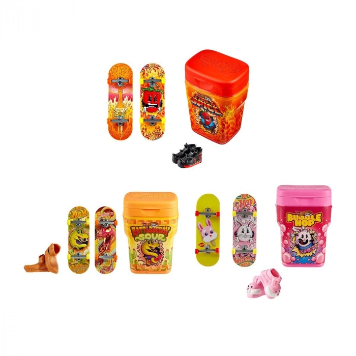 HTP10 Hot Wheels Skate İkili Parmak Kaykay Kutusu (Aromalı Sakız Kutusu Temalı)