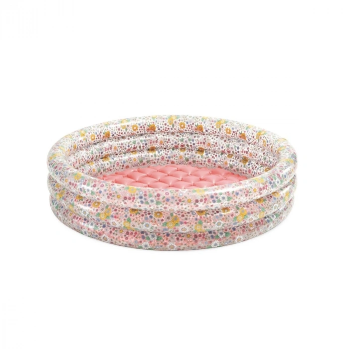 IH58427 Intex 3 Boğumlu Çiçek Desenli Bebek Havuzu 86x25cm