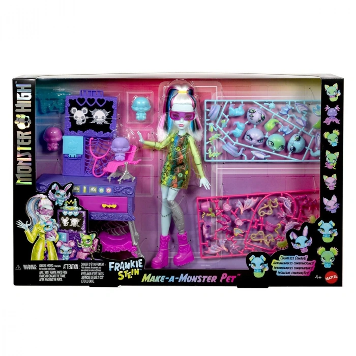 JBF18 Monster High Frankie Stein Evcil Hayvan Kiti