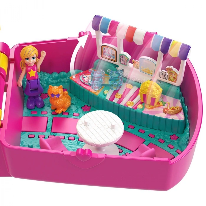 JFV01 Polly Pocket Kedicik Sineması Mini Oyun Seti