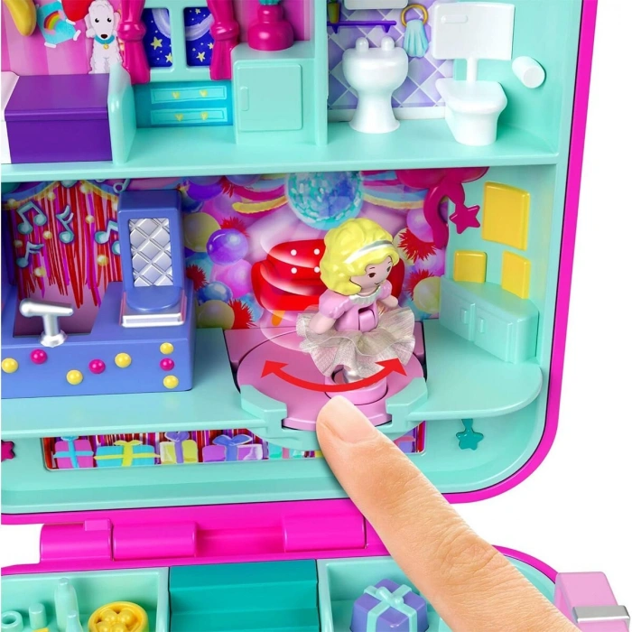 JGK22 Polly Pocket Mattel 80. Yıl Özel Nostaljik Kompakt Oyun Seti