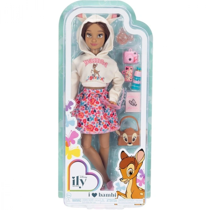 JKILY24127 Disney ily 4ever Bambi Temalı Bebek ve Aksesuarları