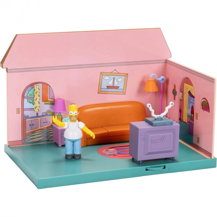 JKSMP17556 The Simpsons Oturma Odası ve Figürlü Oyun Seti