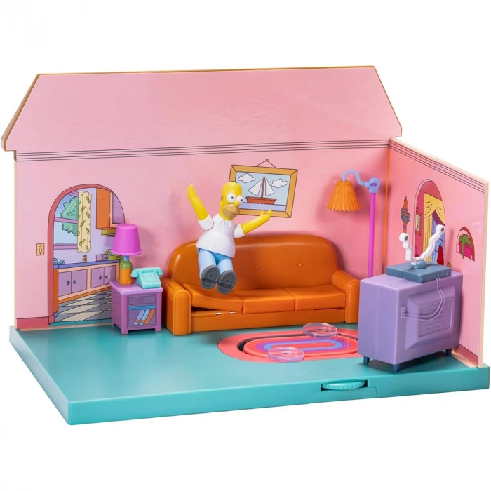 JKSMP17556 The Simpsons Oturma Odası ve Figürlü Oyun Seti