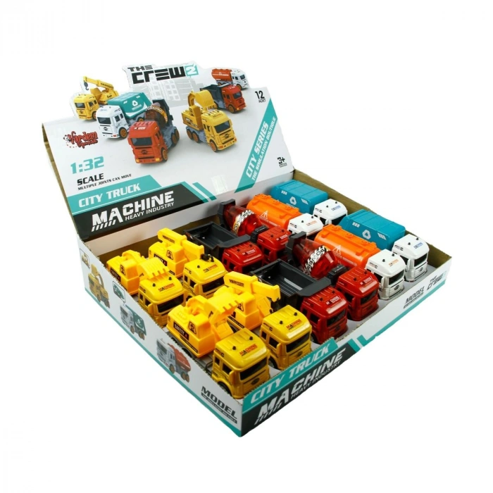 JW567-006 SÜRTMELİ 6 ASORTİ 1 32 KAMYON IS