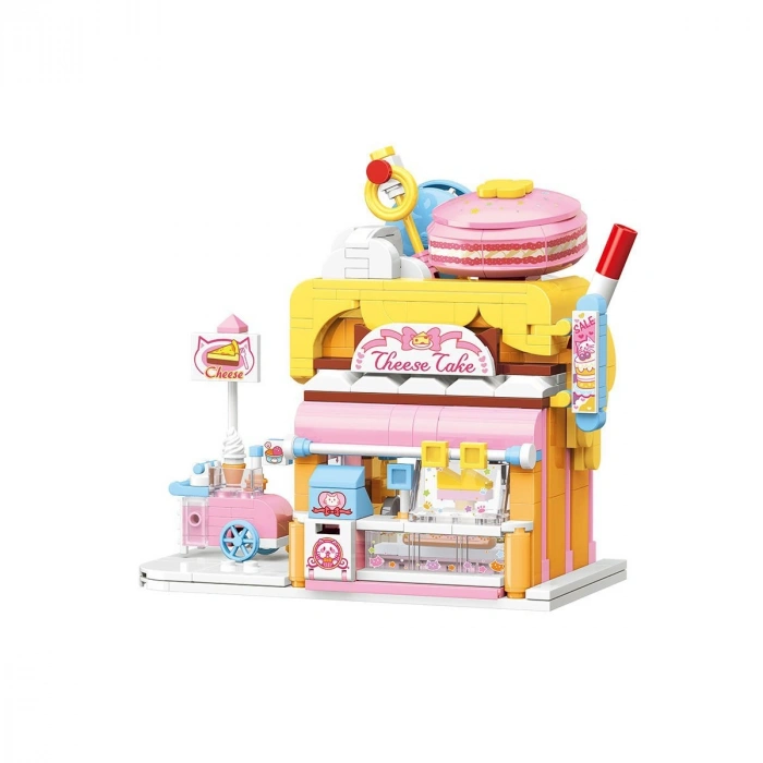 KP28006 Keeppley Lovely Street - Red Cat Cake Shop 364 Parça Yapım Seti
