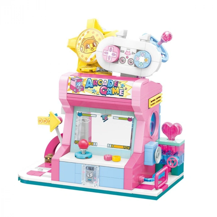 KP28019 Keeppley Lovely Street - Orange Cat Game Room 384 Parça Yapım Seti