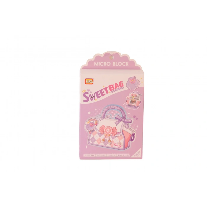 LZ-8846 LOZ MOR ÇANTA 350 PARÇA BLOCK OYUNCAK