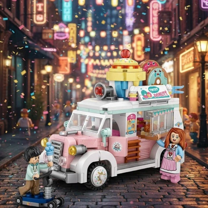 LZ1738 LOZ  ÇÖREK ARABASI  BLOCK OYUNCAK 583 PARÇA