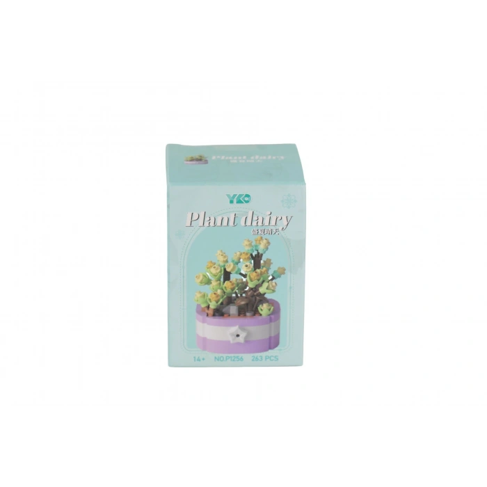 P1256 PANLOS SİMÜLASYON ÇİÇEK SERİSİ 263 PARÇA BLOCK OYUNCAK