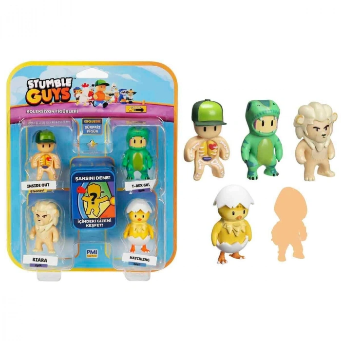 PMI SG2240 Stumble Guys Figür Seti 5li -Necotoys