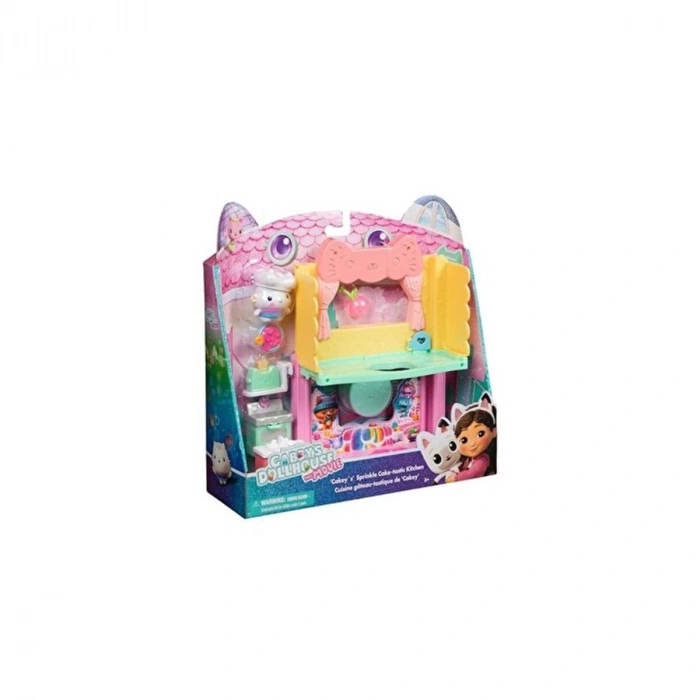 S00006727 SUN-SPM-FİGÜR SET GABBY S DOLLHOUSE MUTFAK SET/BANYO SET 10PRÇ.2A.