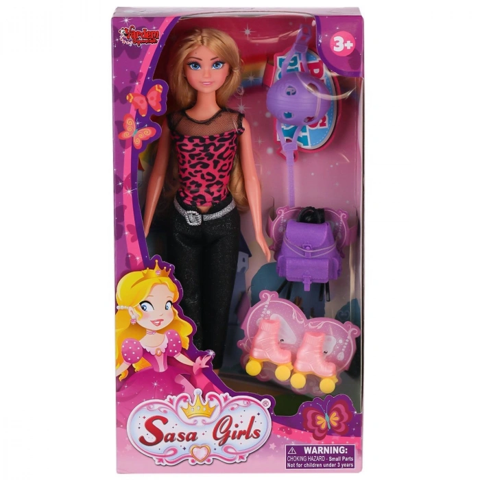 WG-115070  Aksesuarlı Patenci Bebek 29 cm - Vardem Oyuncak