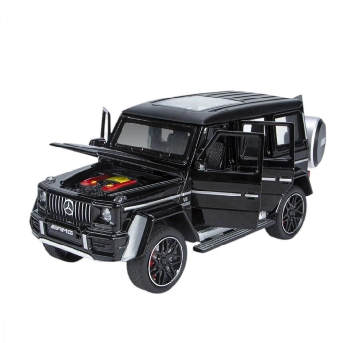 XHD-B2425 -Vardem Çek Bırak şıklı ve Sesli Kapıları Açılan G Jeep 1:24