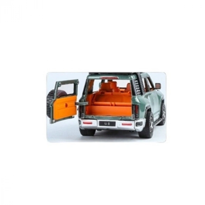 XHD-B2432 -Vardem Çek Bırak  Işıklı ve Sesli Kapıları Açılan Lr Jeep 1:24